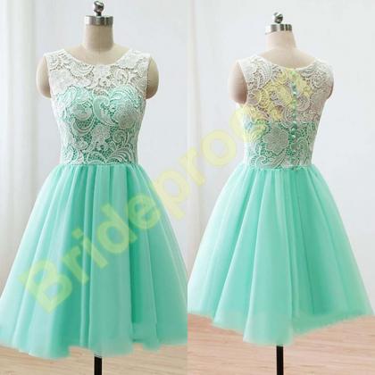 Prom Dress,lace Dress,short Lace Dress