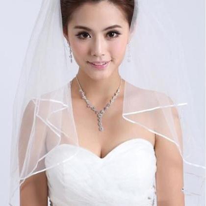 White/ivory Bridal Accessories Wedding Veil Comb..
