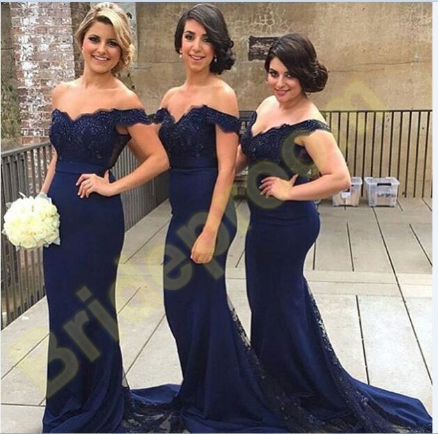 Lace Bridesmaid Dress,bridesmaid Dress,off-shoulder Lace Prom Gowns