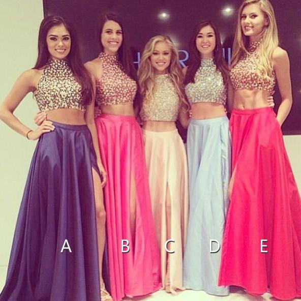 Two Pieces Sets Prom Dresses,party Dresses,formal Dresses,evening