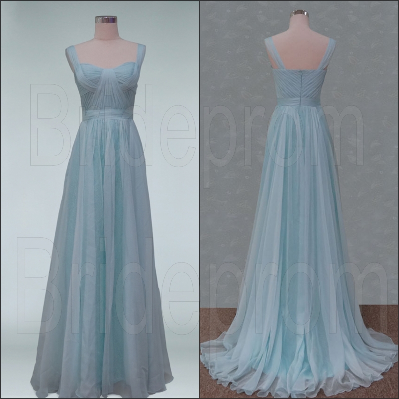 sky blue colour gown